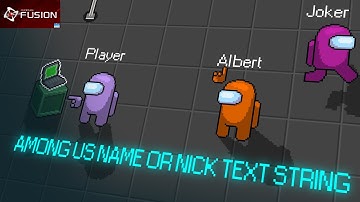 Tutorial AMONG US NAME OR NICK (TEXT STRING) Clickteam Fusion 2.5