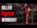 15 Minute KILLER Home Workout For Fighters (Body Weight, HIIT & Shadowboxing)