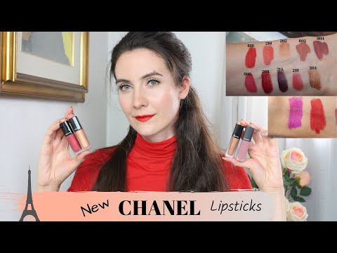 New CHANEL Lipsticks, Rouge Allure Ink Fusion, Review & Swatches