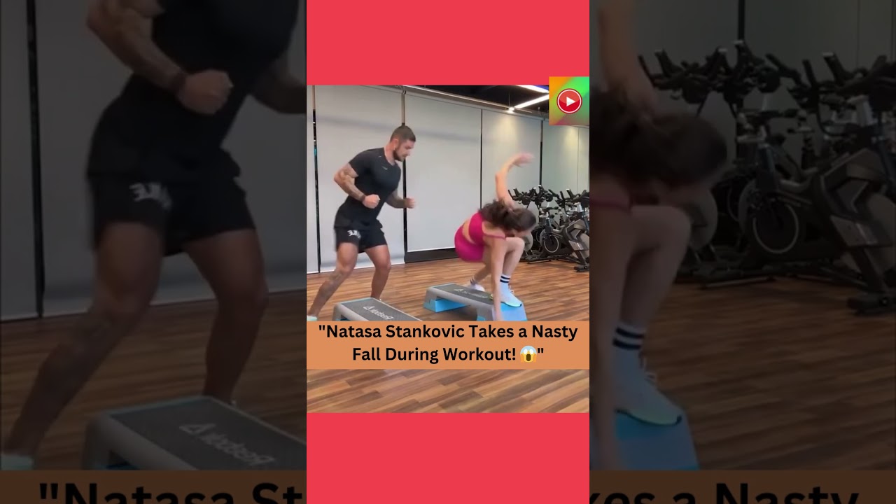 "Shocking Fall! Natasa Stankovic Injured While Working Out! 😳" 