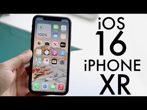 Video iOS 16 OFFICIAL On iPhone XR! (Review) - youtube