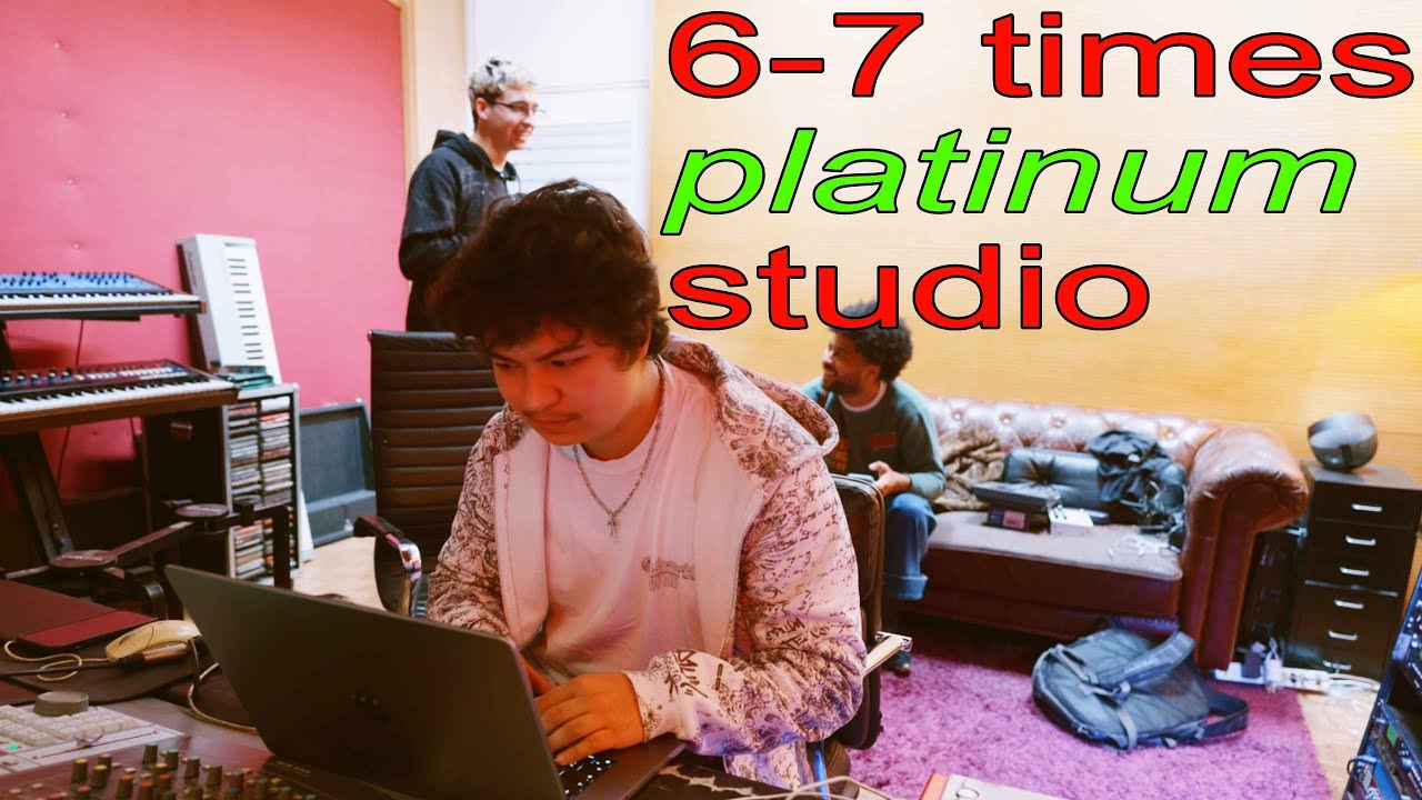 making beats in a multi platinum studio | producer vlog 15 - YouTube