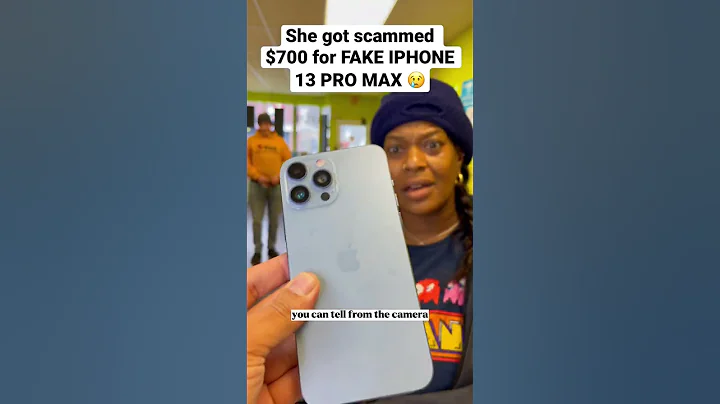 SHE GOT SCAMMED $700 FOR A FAKE IPHONE 😢 #shorts #fake #iphone14promax #apple #iphone #ios - DayDayNews