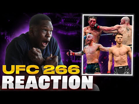 Israel Adesanya Reacts to CRAZY UFC 266 PPV