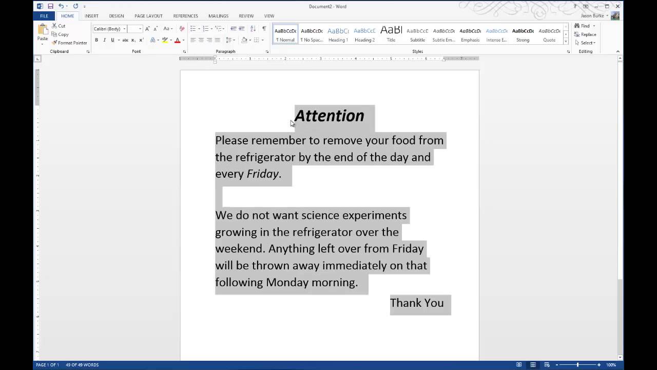 how to center text in word 2010 vertically