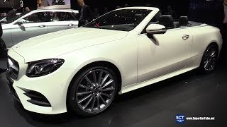 2018 Mercedes Benz E400 4Matic Cabriolet - Exterior Interior Walkaround - 2017 Geneva Motor Show