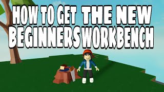 HOW TO GET THE NEW BEGINNERS WORKBENCH IN ROBLOX ISLANDS!! screenshot 3