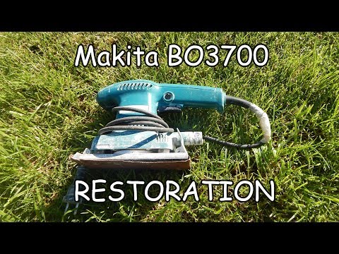 Makita BO3700 restoration. Ремонт Макита ВО3700.