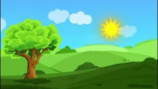 Background Animasi Taman