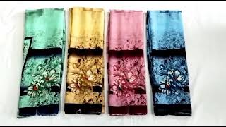 Latest Attractive Floral Print Georgette Sarees screenshot 5