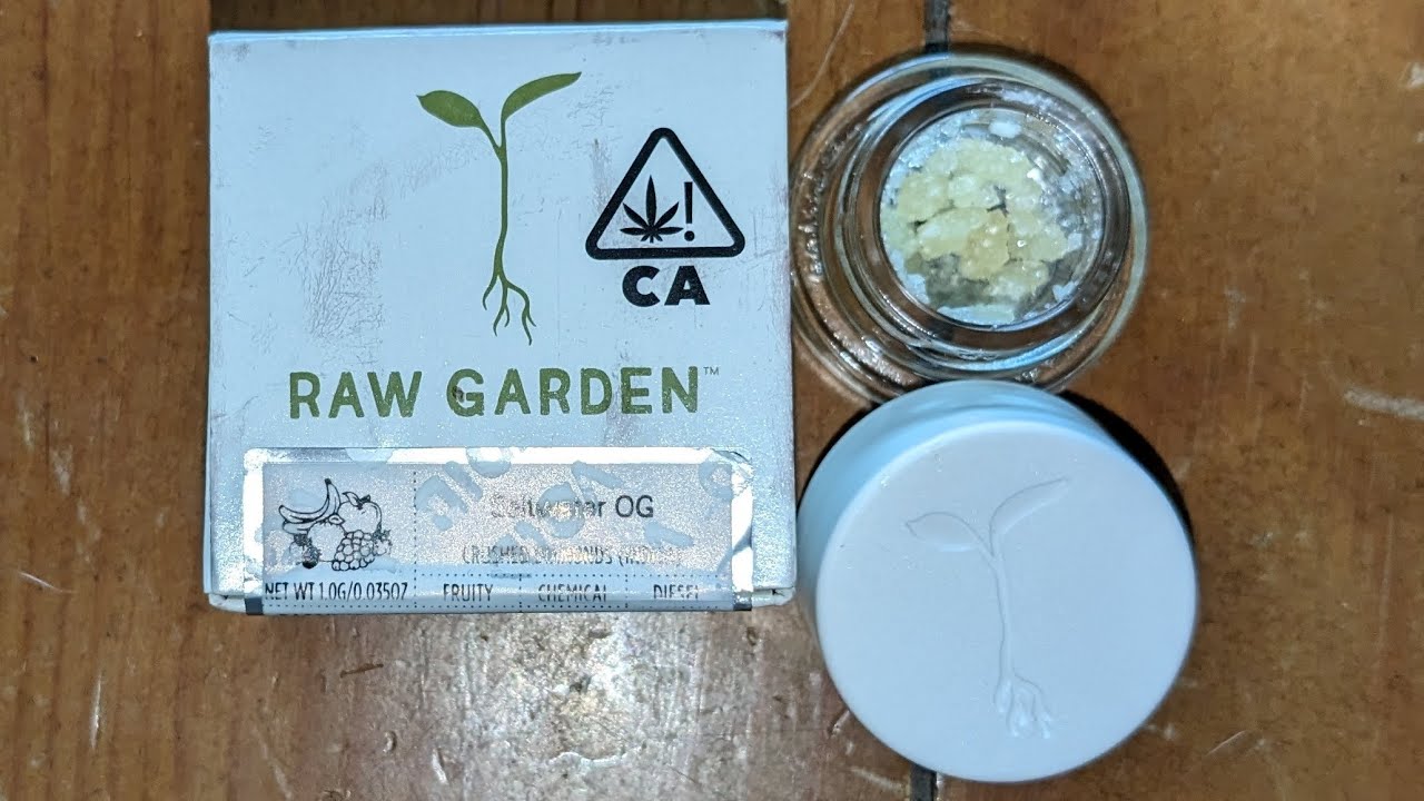 Raw Garden 🌱 Refined Live Resin Crushed Diamonds - Saltwater OG Review