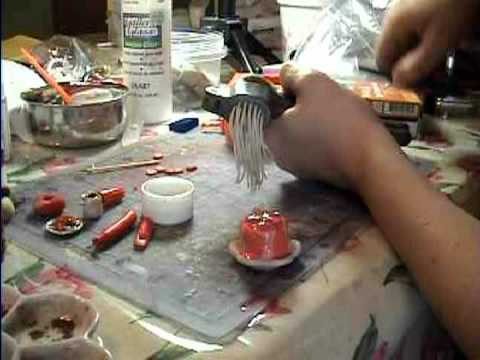 How to Make Strawberry Cake from Polymer Clay by Garden of Imagination ...