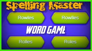 Spelling Master game android / ios gameplay -level 1 ,2 and 3 || D Thorr Gaming screenshot 1