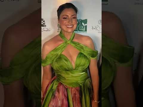 الفنانة نرمين الفقى في افتتاح مهرجان الغردقة لسينما الشباب إطلالة الصيف