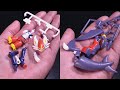 Pokemon Build &quot;BANDAI SHODO 4&quot; Garchomp , Cinderace , Umbreon , Machamp　ポケモン 食玩 掌動