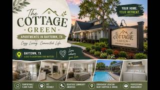 The Cottage Green Apartments in Baytown, TX | Modern Apartment Tour in Baytown, Texas