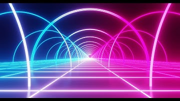 Neon Lights Modern Animated Loop Background - Free Footage - Motion Made