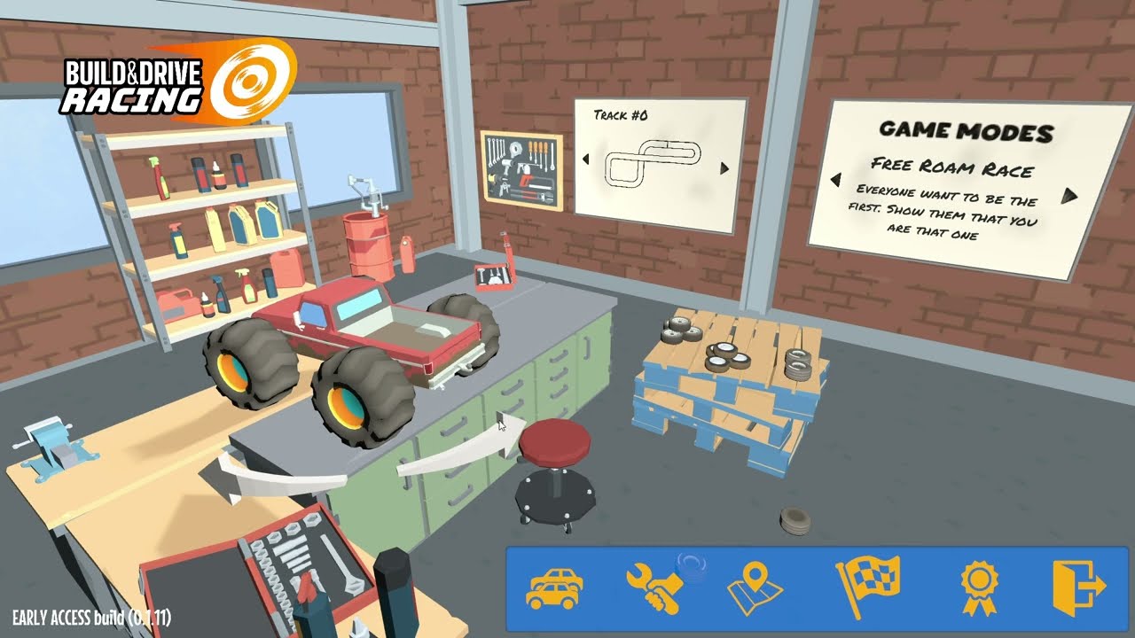 Build and Drive Racing - Early Access trailer