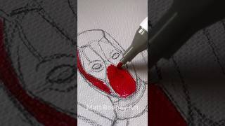 Celebrity Drawing Deadpool Marvel Canvas Part 1 Wealth