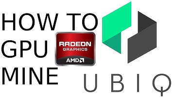 How To Mine UBIQ Ethereum based Blockchain with AMD GPU in Windows Suprnova.cc