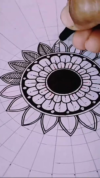 #new mandala art design❇️#easydrawing#art #comment#share #watchnow 👀 #bollywood #hindisong