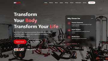 Build a Gym Website Using React JS and Tailwind CSS