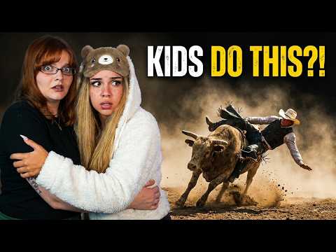 I Showed My Finnish Friend American Bull Riding... We Were TERRIFIED