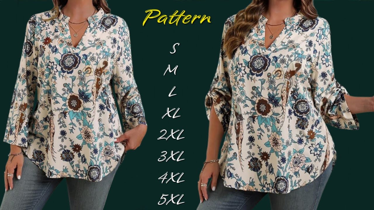 ⚘️ New Trends ⚘️Stylish Trendy Blouse This Year's ✂️ Pattern for a Beautiful Blouse 💃Cut and Sew