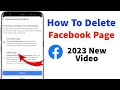 delete facebook page in mobile || how to delete facebook page 2023