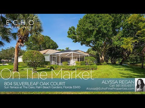 804 Silverleaf Oak Court, Palm Beach Gardens, FL home video tour
