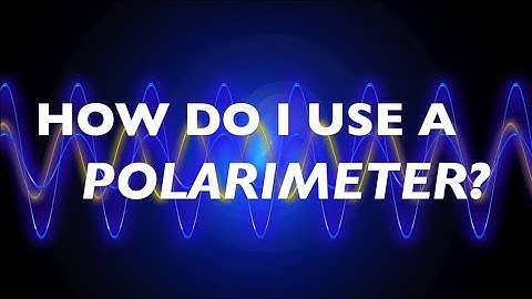 Polarimetry - organic chemistry lab technique