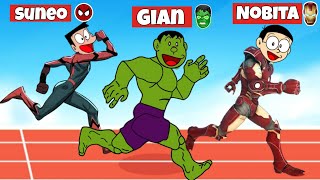 Nobita Win SuperHero Race | Shinchan And Nobita Game | Funny Game screenshot 1