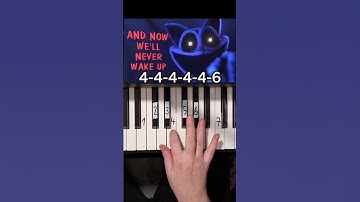Poppy Playtime 3 & Catnap song tutorial | piano