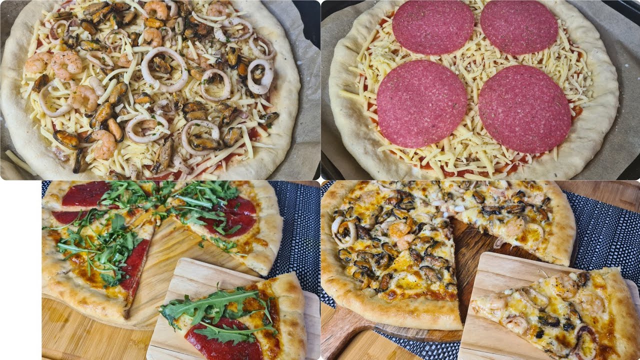 بيتزا بجوج ديال الحشوات وبعجين أكثر من رائع