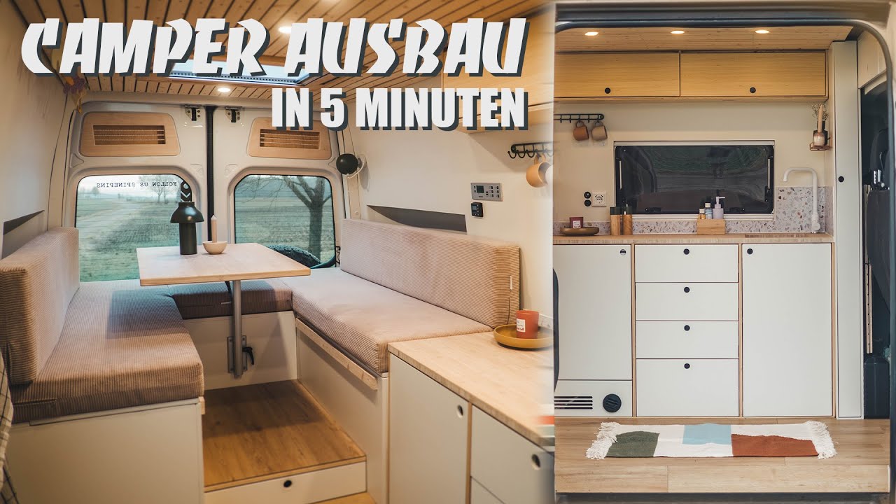 Drehkonsolen für den DIY Sprinter Campervan für Fahrersitz und Doppelbank  Drehsitz - EP22 