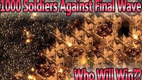 They Are Billions: 1000 Soldiers Against The Final Wave (~20,000 Zombies), Who Will Win????