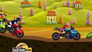 Naruto Moto Race - Super Heroes Games 4 Kids screenshot 1