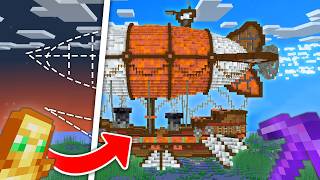 I Built a GIANT AIRSHIP on this SMP...
