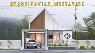 CUMA 7×15 M! WAJIB LIHAT DESAIN RUMAH SCANDINAVIAN INI!  MEZZANINE & OPEN SPACE