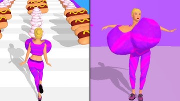 Forward vs Reverse Gaming in Boobsy Race 3D 5G | All Levels Gameplay ios Playthrough Video