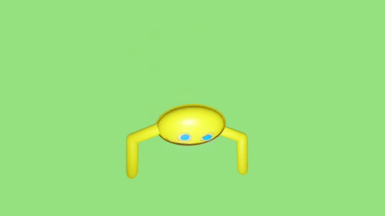 Free smiley dance green scream