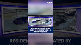 Philly residents disappointed by city's lack of urgency to fix sinkhole