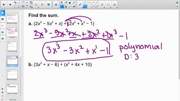 7.1A Add Polynomials
