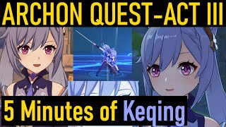 Genshin Impact Keqing Cutscenes And Dialogue