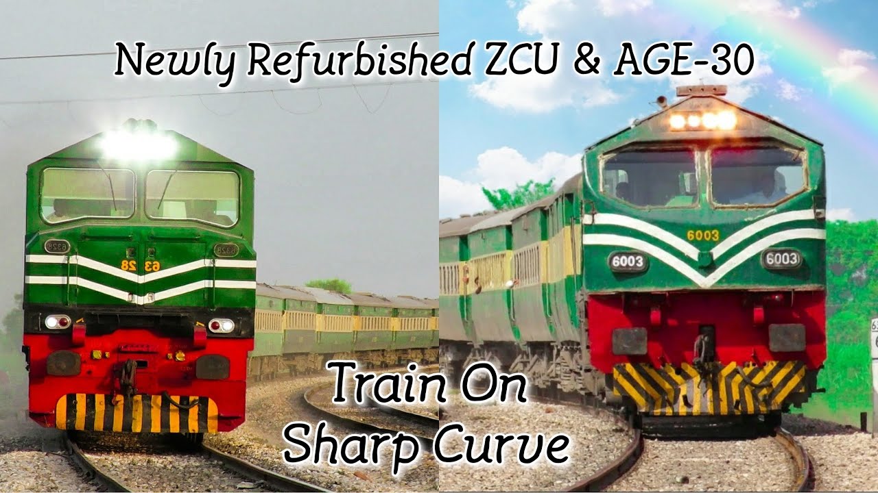 Comment Your Favourite Locomotive Zcu 30 Or Age 30 Train On Sharp Curve Youtube