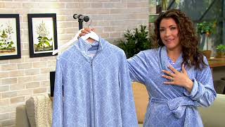 Carole Hochman Double Sided Velour Zip or Wrap Robe on QVC
