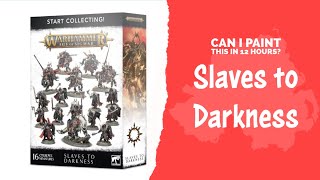 Can I paint this Slaves to Darkness army in 12 hours?