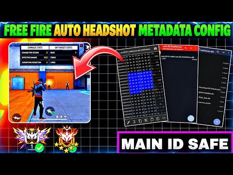 HOW TO MAKE PAID HEADSHOT METADATA FILE 🎯100% ANTIBAN 💯🔥 #freefireheadshothack