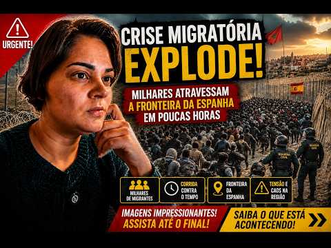 Migrant crisis explodes: thousands cross Spain's border in a few hours