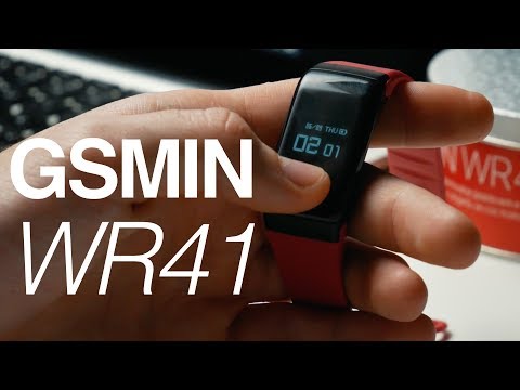 Обзор GSMIN WR41 - фитнес браслет с измерением давления и пульса